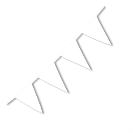 Festone in PVC - 10 m (Bianco)