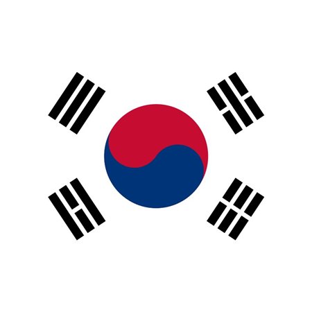 Bandiera Corea del Sud - 150x90 cm