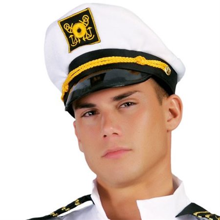 Cappello Marinaio - Capitano (Bianco)