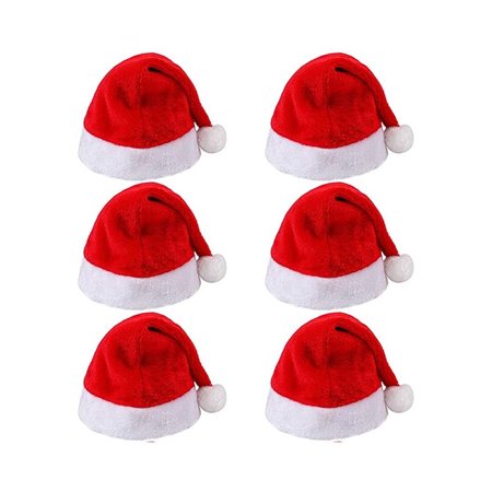 Cappello da Babbo Natale - Classico (Rosso e Bianco Conf. 120)
