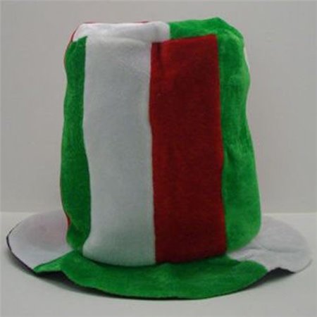 Cappello a Cilindro in Tessuto (Italia Tricolore)