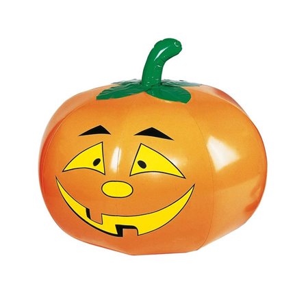 Zucca Halloween Gonfiabile - 110 cm (Arancione)