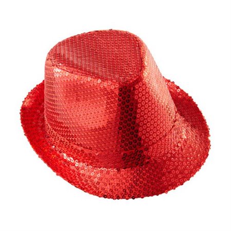 Cappello Paillettes (Rosso)